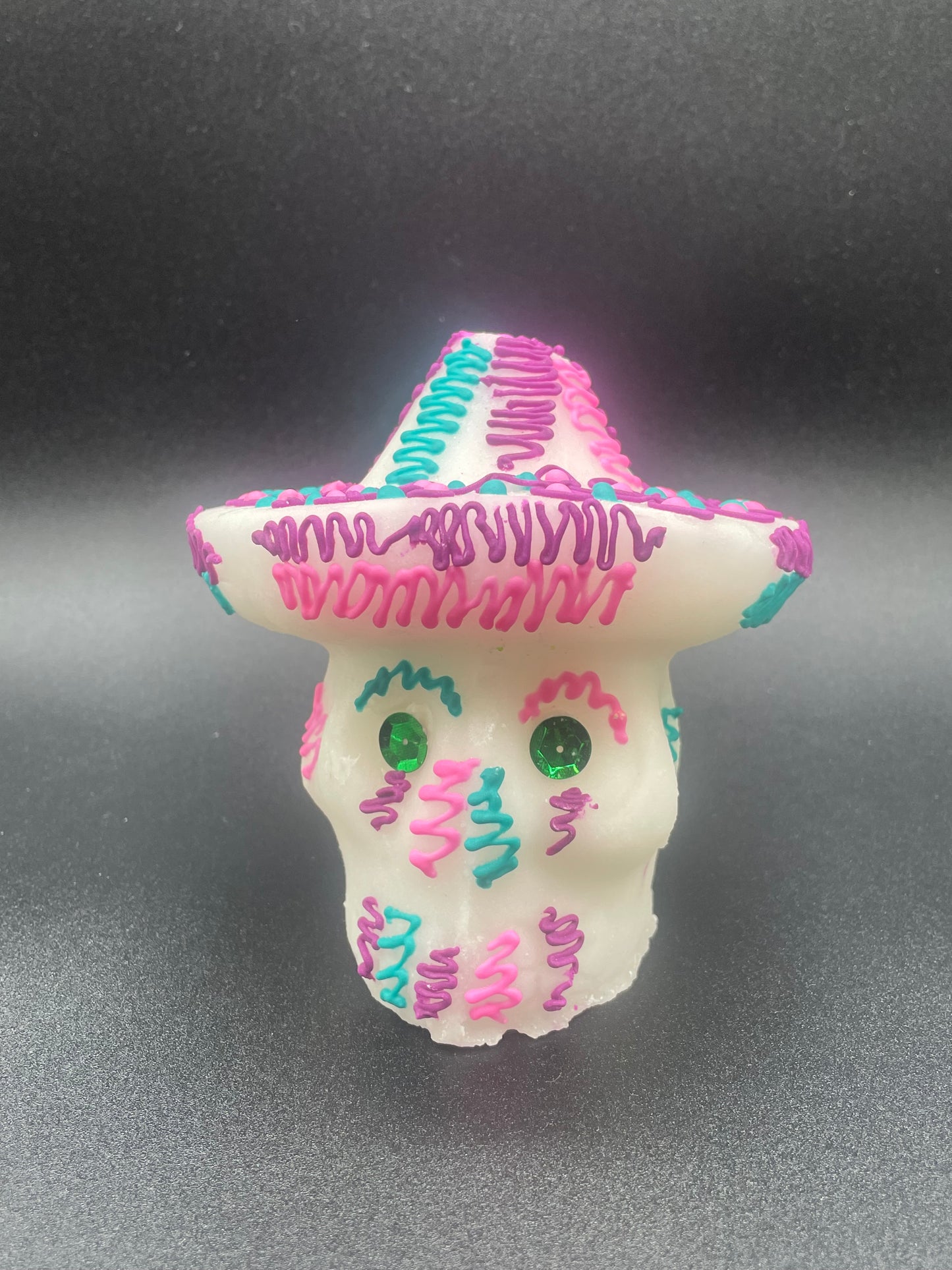 Sugar Skull with Sombrero